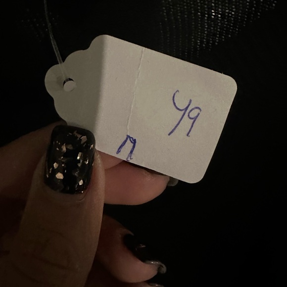 Great Black Sweater with Rainbow Stripes on the Bottom and sleeves. Size Medium - Picture 5 of 5